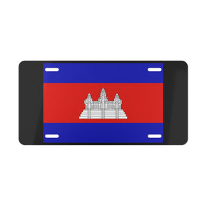 Cambodia Flag Vanity Plate