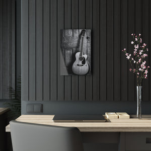 Vintage Acoustic Black & White Acrylic Prints