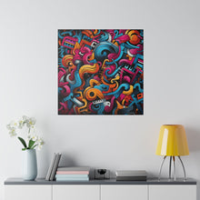 Load image into Gallery viewer, Funky Doodles Wall Art | Square Matte Canvas