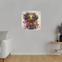 Load image into Gallery viewer, Painting Robot Wall Art | Square Matte Canvas