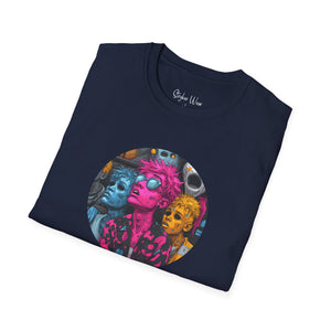 Abstract Tech Art | Unisex Softstyle T-Shirt