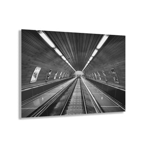 Subway Escalator Acrylic Prints