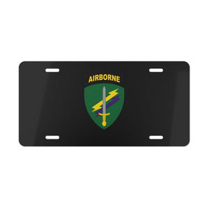 U.S. Army Civil Affairs & Psychological Operations Command (USACAPOC) Patch Vanity Plate