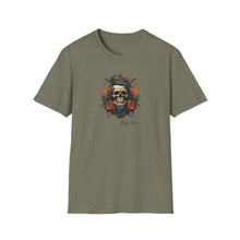 Load image into Gallery viewer, Vintage Tattoo Style Skull | Unisex Softstyle T-Shirt