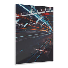 Load image into Gallery viewer, City Traffic at Night Acrylic Prints