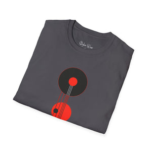 Minimalist Abstract Vinyl  | Unisex Softstyle T-Shirt