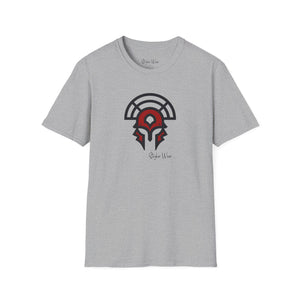 Warrior Helmet Red | Unisex Softstyle T-Shirt