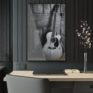 Vintage Acoustic Black & White Acrylic Prints