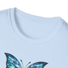 Load image into Gallery viewer, Blue Butterfly | Unisex Softstyle T-Shirt