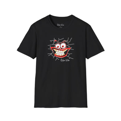 Cracked Smile Pop Art | Unisex Softstyle T-Shirt