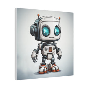 Happy Robot 2 Wall Art | Matte Canvas