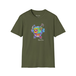 Colorful Computer Abstract Sketch | Unisex Softstyle T-Shirt