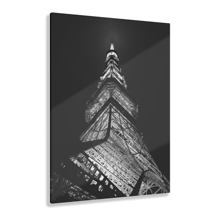 Tokyo Tower Black & White Acrylic Prints