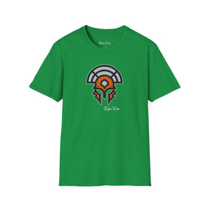 Warrior Helmet Orange | Unisex Softstyle T-Shirt