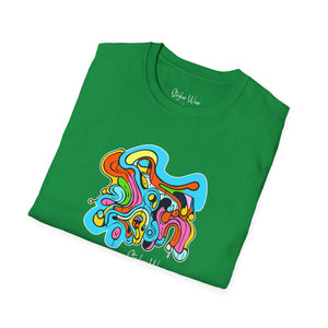 Abstract Colorful Drawing | Unisex Softstyle T-Shirt