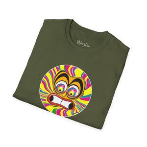 Psychedelic Portrait Pop Art | Unisex Softstyle T-Shirt