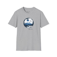 Load image into Gallery viewer, Minimalist Blue Mountain  | Unisex Softstyle T-Shirt