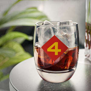 4th Marine Division Whiskey Glass