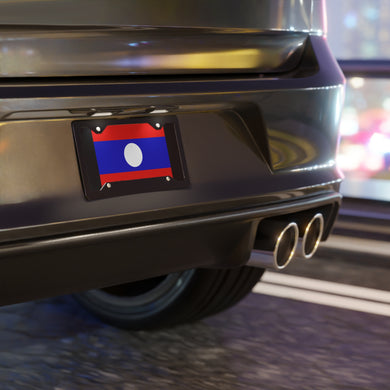 Laos Flag Vanity Plate