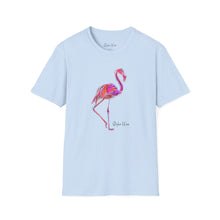 Load image into Gallery viewer, Neon Flamingo Pop Art | Unisex Softstyle T-Shirt