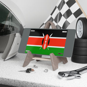 Kenya Flag Vanity Plate