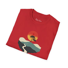 Load image into Gallery viewer, Sunset on the Savanna Minimalist Art | Unisex Softstyle T-Shirt