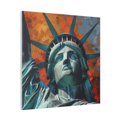 Lady Liberty 2 Wall Art | Square Matte Canvas