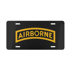 Army Airborne Vanity Plate