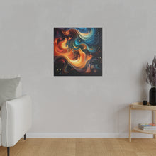 Load image into Gallery viewer, Cosmic Swirls Wall Art | Square Matte Canvas