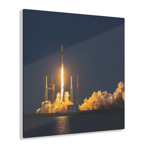 A Falcon 9 Rocket Launch Acrylic Prints