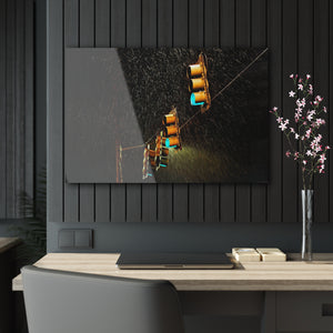 Streetlights in the Rain Acrylic Prints