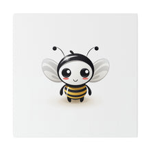 Load image into Gallery viewer, Cute Bumble Bee Wall Art | Square Matte Canvas