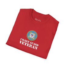 Load image into Gallery viewer, U.S. Coast Guard Veteran 2 | Unisex Softstyle T-Shirt