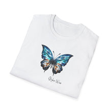 Load image into Gallery viewer, Blue Butterfly | Unisex Softstyle T-Shirt