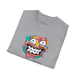 Funky Face Art | Unisex Softstyle T-Shirt