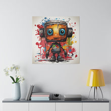 Load image into Gallery viewer, Painting Robot Wall Art | Square Matte Canvas