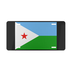 Djibouti Flag Vanity Plate