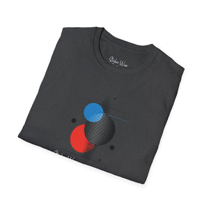 Pixels & Circle Art | Unisex Softstyle T-Shirt