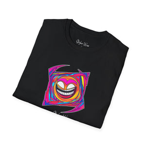 Abstract Funky Face Pop Art | Unisex Softstyle T-Shirt