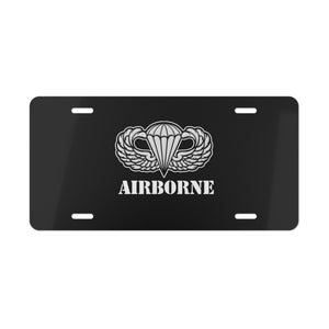 Airborne! Jump Wings Vanity Plate