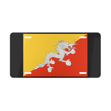 Load image into Gallery viewer, Bhutan Flag Vanity Plate