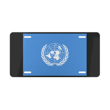 Load image into Gallery viewer, United Nations Flag Vanity Plate