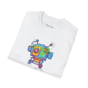 Colorful Computer Abstract Sketch | Unisex Softstyle T-Shirt