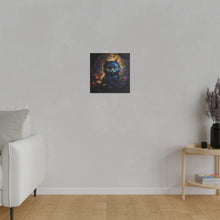 Load image into Gallery viewer, Fantasy Cat Wall Art | Square Matte Canvas