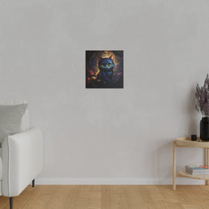 Fantasy Cat Wall Art | Square Matte Canvas