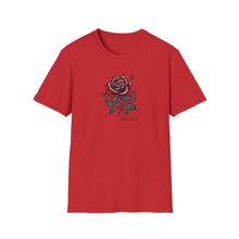 Load image into Gallery viewer, Vintage Tattoo Rose | Unisex Softstyle T-Shirt