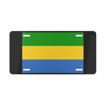 Load image into Gallery viewer, Gabon Flag Vanity Plate