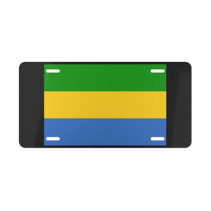 Gabon Flag Vanity Plate