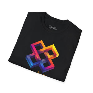 Squared Illusion | Unisex Softstyle T-Shirt