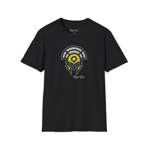 Warrior Helmet Yellow | Unisex Softstyle T-Shirt